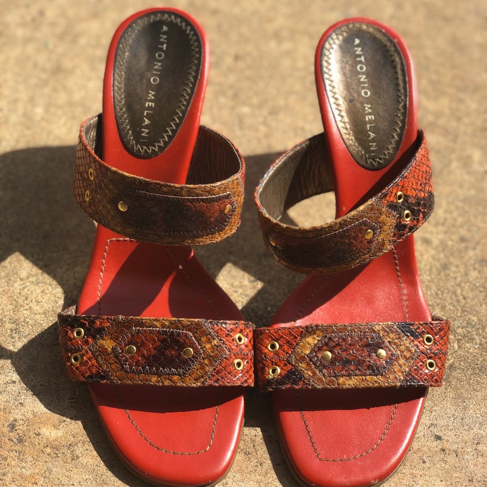 Snake skin Antonio Melani shoes for sale